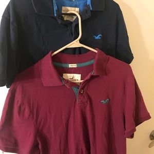 Medium Hollister Strech Polos
